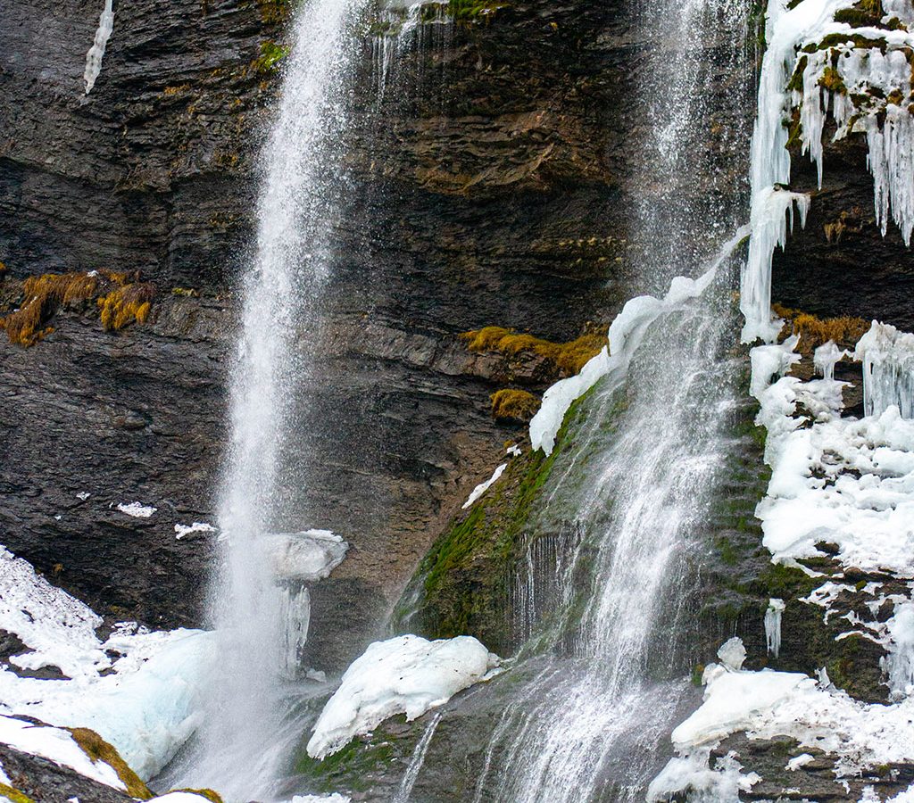 La Cascade du Rouget en hiver