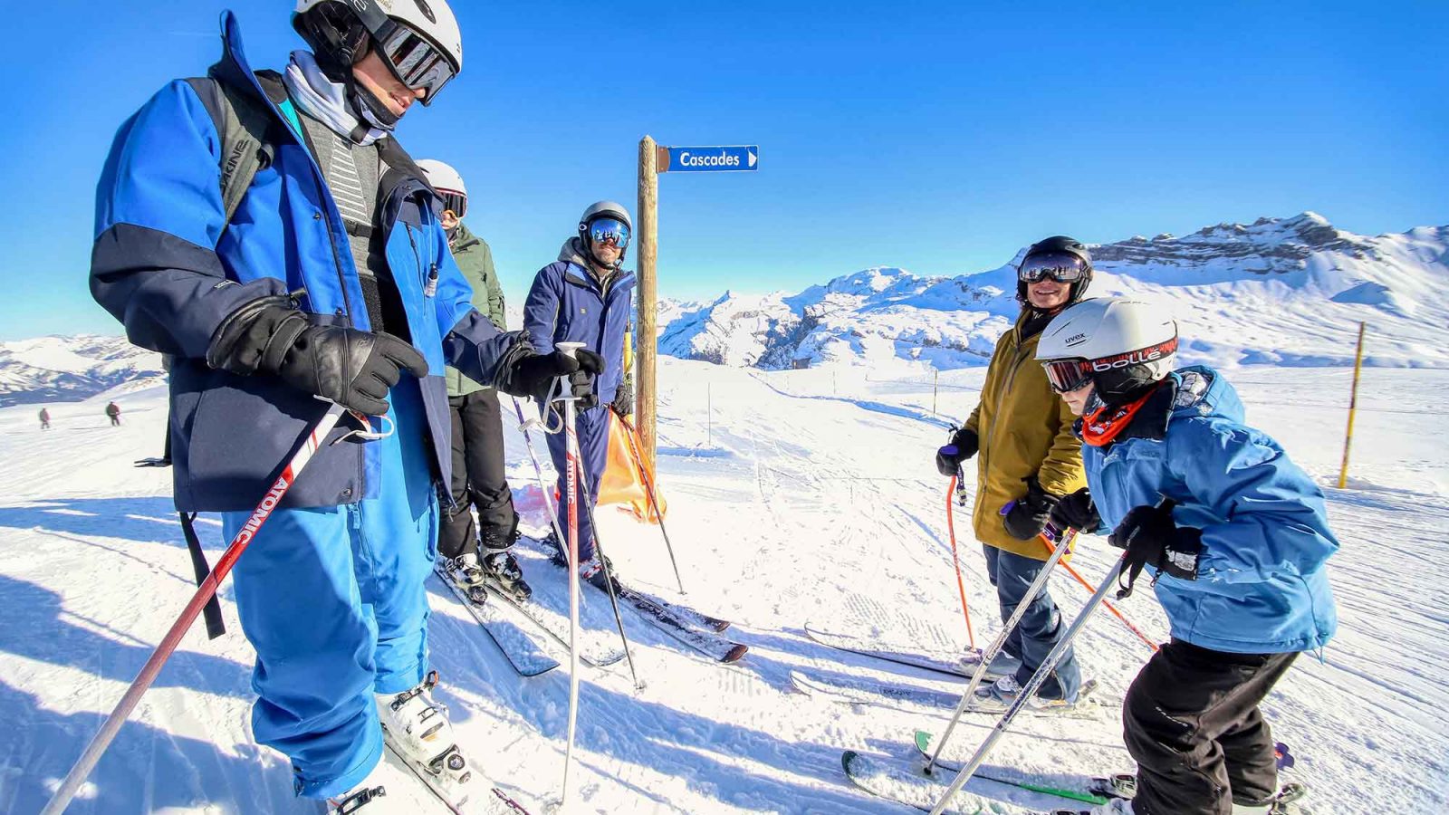 J’ai fais les Cascades avec mes skis …