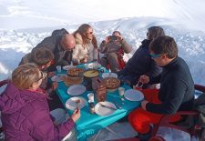 Journée Raquettes avec fondue Suisse en chalet privé