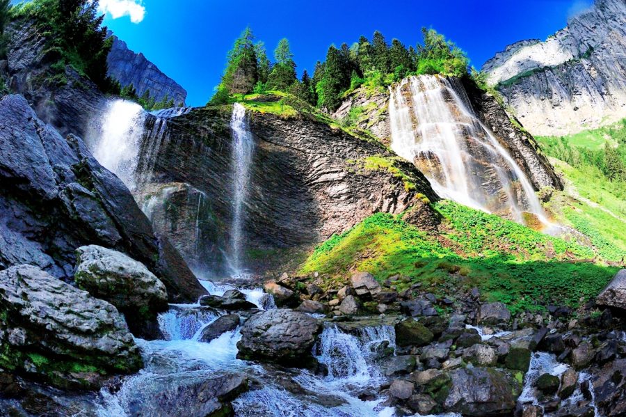Cascade de la Pleureuse et de la Sauffaz