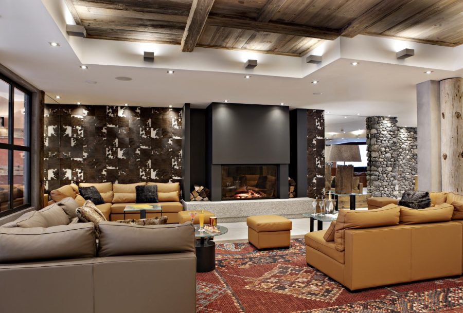 Hotel Alexane 4 étoiles – Bar et Salon avec Cheminée