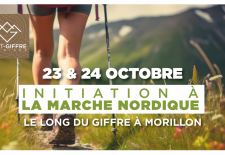 Initiation à la marche nordique le long du Giffre