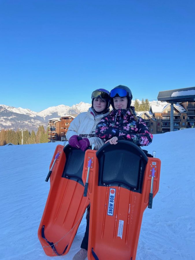 Descente en luge de la Marvel