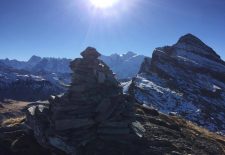 Randonnée vers la pointe de Sales