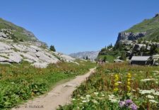 Randonnée vers la pointe de Sales