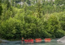 Sortie rafting sur la rivière du Giffre