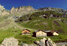 Randonnée pédestre à l’alpage et chalets de Salvadon