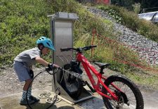 Borne de lavage VTT à Morillon 1100 Les Esserts