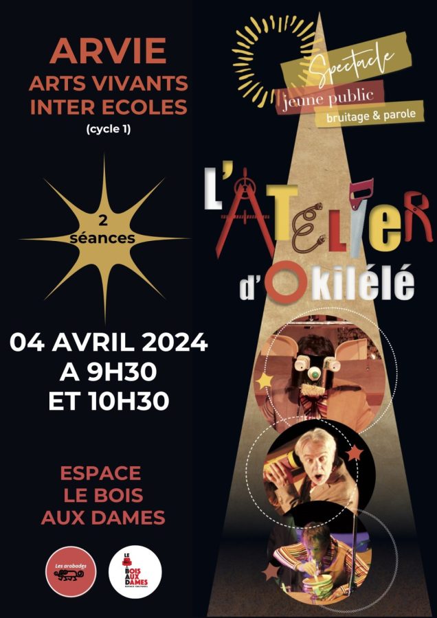 spectacle scolaire atelier de l&rsquo;okilélé AVRIL 2024