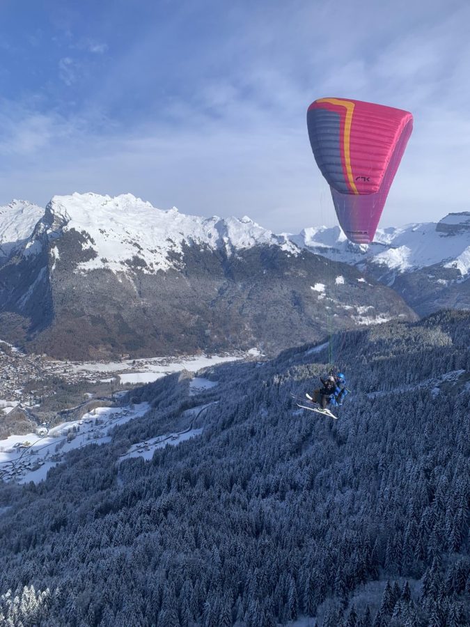 parapente hiver