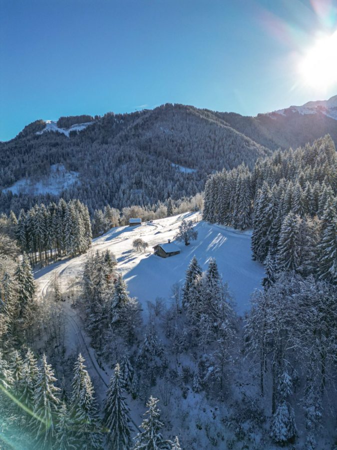 Itinéraire raquettes : La montée aux Esserts_Morillon