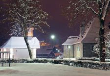 Itinéraire pédestre : Le Bérouze-Mathonex-Vigny en hiver