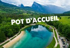 Pot d’accueil au Lac Bleu