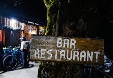 VTT électrique sur neige – Sortie nocturne avec restaurant