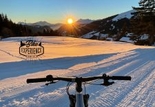 VTT électrique sur neige – Sortie nocturne avec restaurant