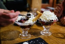 VTT électrique sur neige – Sortie nocturne avec restaurant