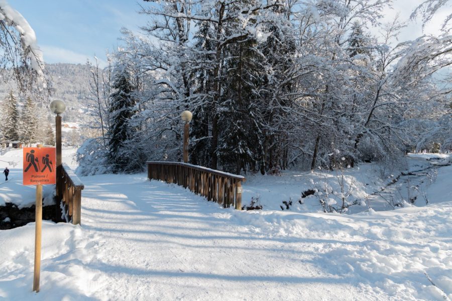 itinéraire raquettes : Le Pont de Revé – Vallon en hiver_Samoëns
