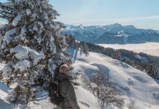 Itinéraire raquettes : La Bourgeoise depuis le chalet d’accueil de Joux Plane