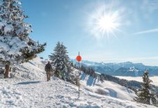 Itinéraire raquettes : La Bourgeoise depuis le chalet d’accueil de Joux Plane