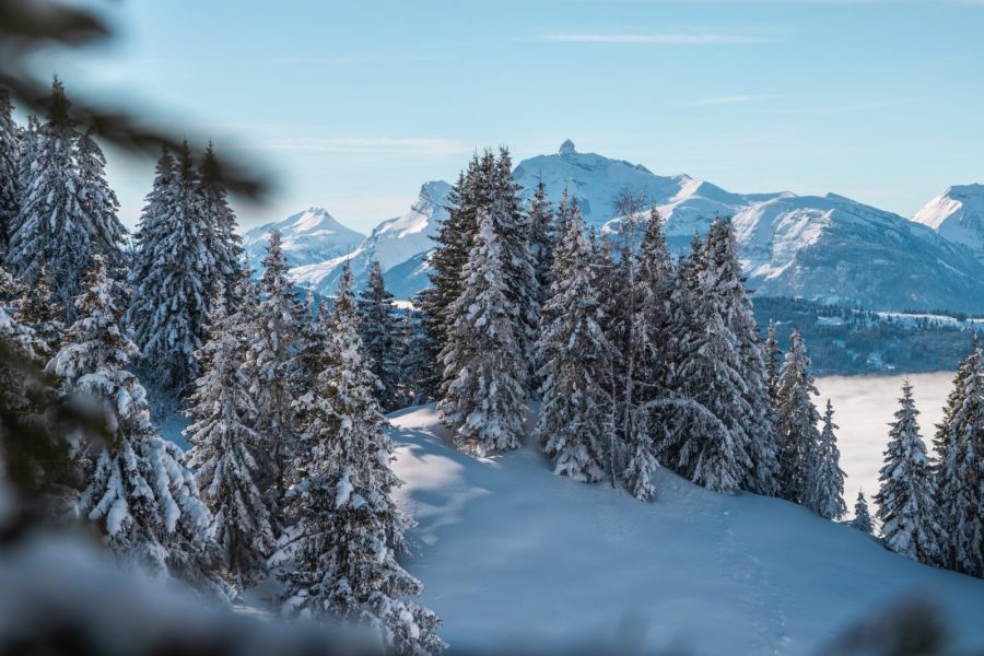 Itinéraire raquettes : La Bourgeoise depuis le chalet d’accueil de Joux Plane_Verchaix