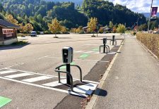 Bornes de recharge pour voiture électrique – Parking du Grand Massif Express