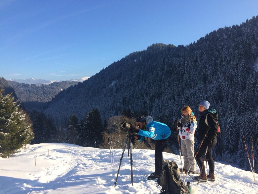 Raquettes et pique-nique avec les chamois_Taninges