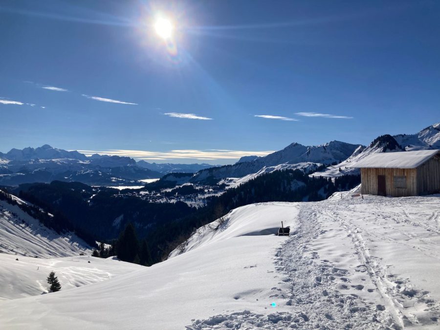 Journée Raquettes avec fondue Suisse en chalet privé_Morillon