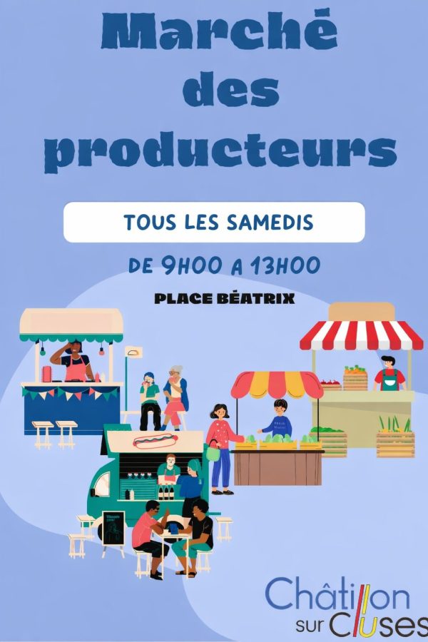Marché des producteurs_Châtillon-sur-Cluses
