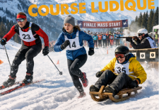 Course ludique Ski de fond / Paret / Tir sur cible