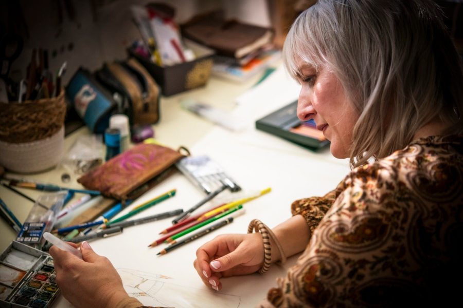 Défilé Haute Couture – Maison Perrissin Fabert – Galerie d&rsquo;art Barbara Thollot_Samoëns