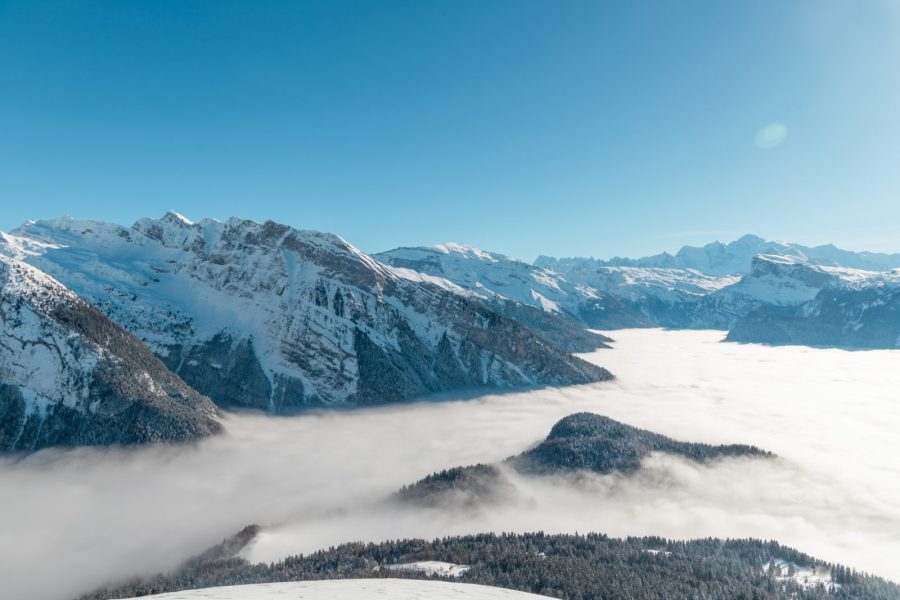 Itinéraire raquettes : La Bourgeoise depuis le chalet d&rsquo;accueil de Joux Plane_Verchaix