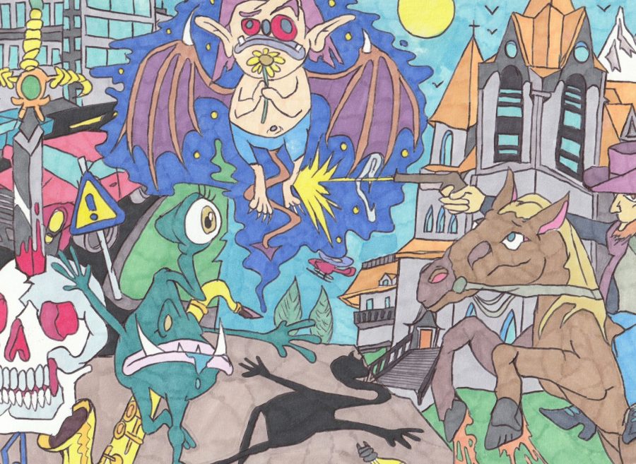 Exposition de dessins de Rémi Nadau_Morillon