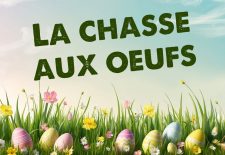 La chasse aux oeufs de Pâques