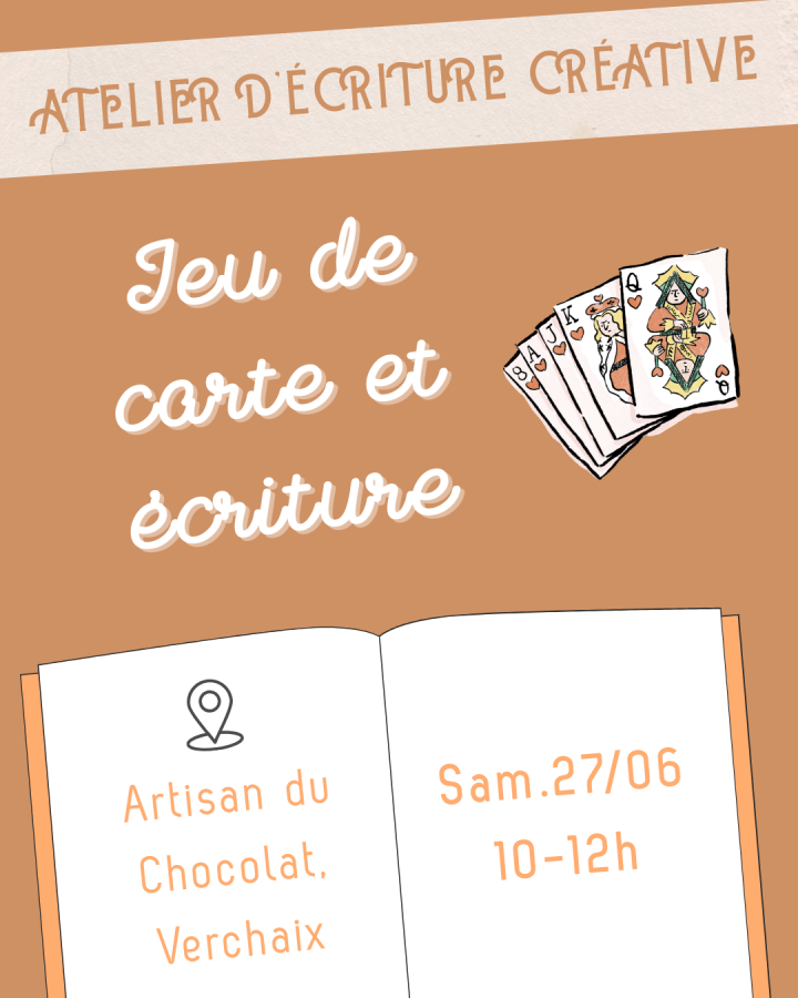 Ateliers d&rsquo;écriture créative : Jeu de cartes et écriture