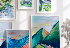 Exposition Aurore VIGNERON – Illustratrice et peintre muraliste – Galerie d&rsquo;art Barbara Thollot