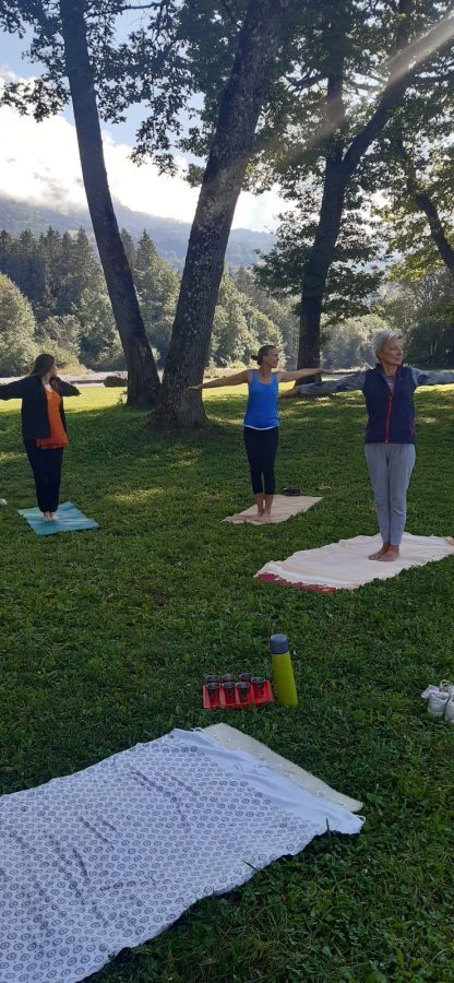 Yoga Jaw lac de Morillon