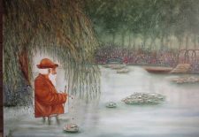 Exposition de peinture de Laurette Reviron