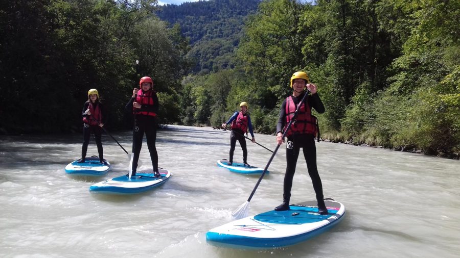 Sortie encadrée en Stand-Up Paddle – Lac et Descente de l&rsquo;Arve_Samoëns