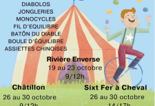 stage/séance de cirque : Sixt-Fer-à-Cheval