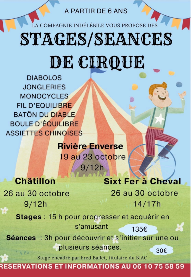Stages / Séances de cirque – Châtillon-sur-Cluses_Châtillon-sur-Cluses