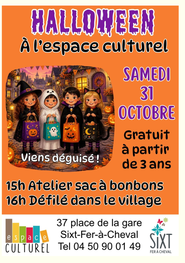 Halloween à l&rsquo;espace culturel