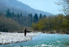 Pêche à la truite dans le Giffre