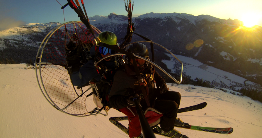 Baptême de l&rsquo;air en paramoteur