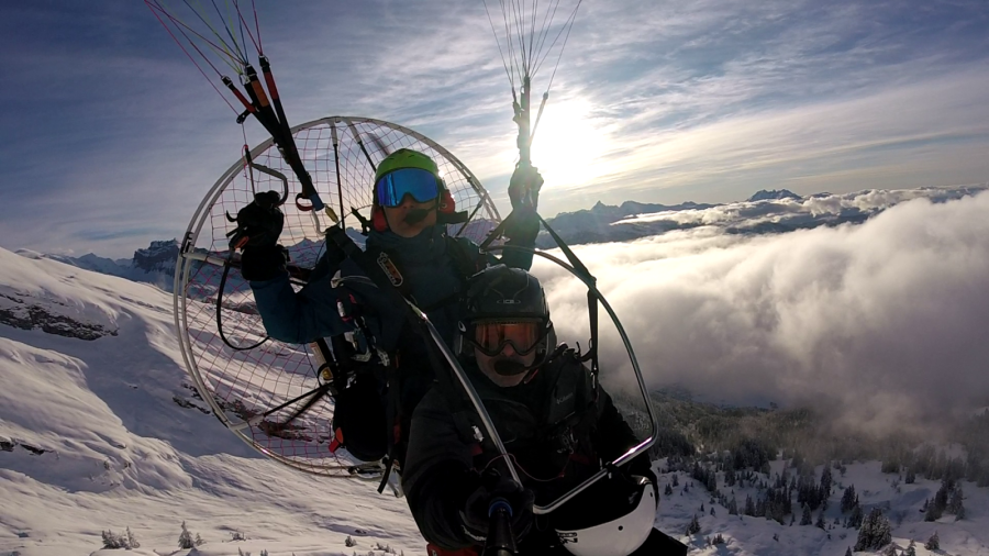 Baptême de l&rsquo;air en paramoteur